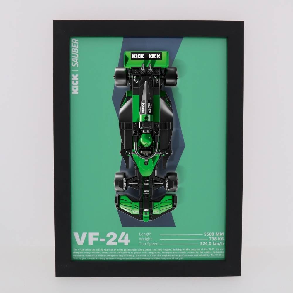 Wand Display Voor LEGO® KICK Sauber F1® Team C44 racewagen - 77247