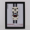 Wand Display Voor LEGO® Lamborghini Countach - 76908