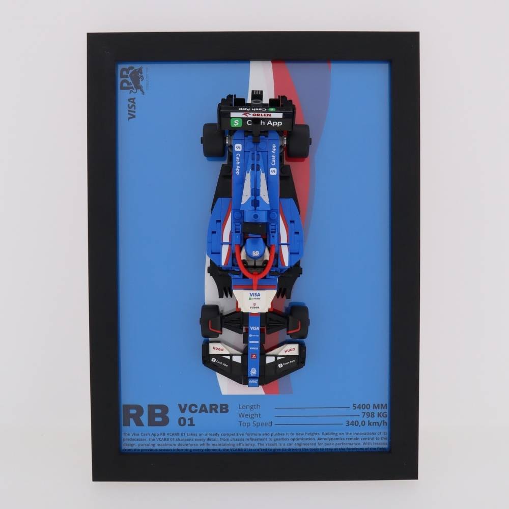 Wand Display Voor LEGO® Visa Cash App RB VCARB 01 F1® Racewagen - 77246