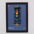 Wand Display Voor LEGO® Oracle Red Bull Racing RB20 F1® racewagen - 77243