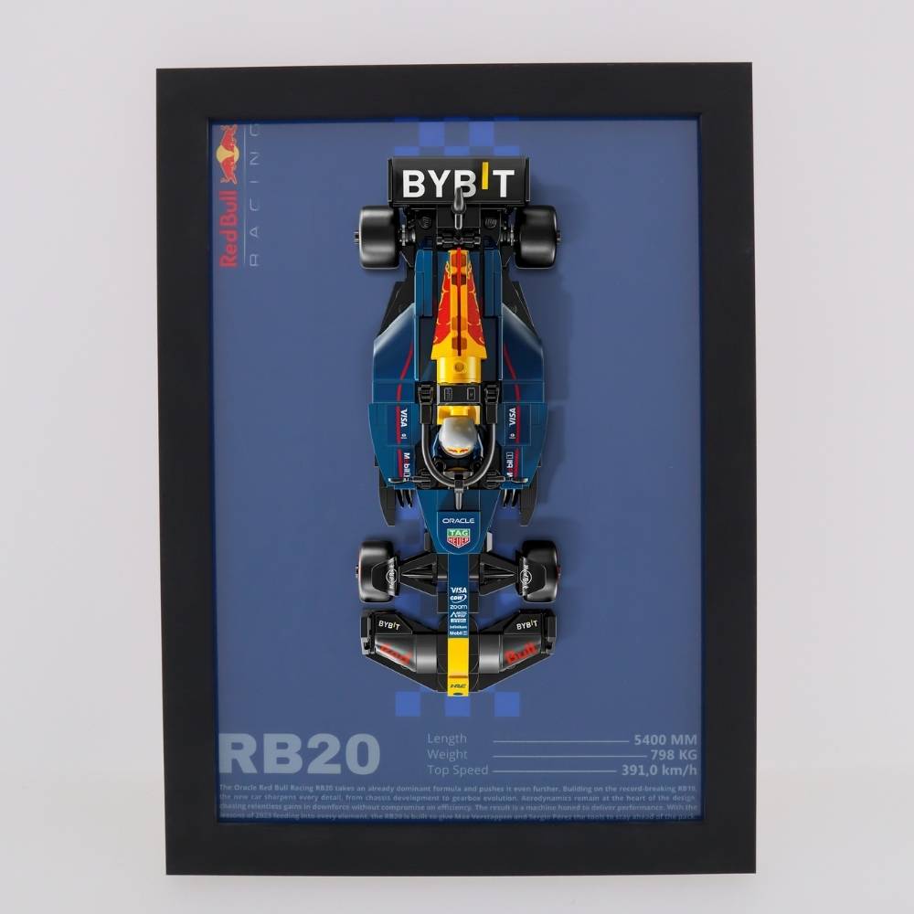Wand Display Voor LEGO® Oracle Red Bull Racing RB20 F1® racewagen - 77243