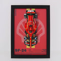 Wall Display For LEGO® Ferrari SF-24 F1® Race Car - 77242