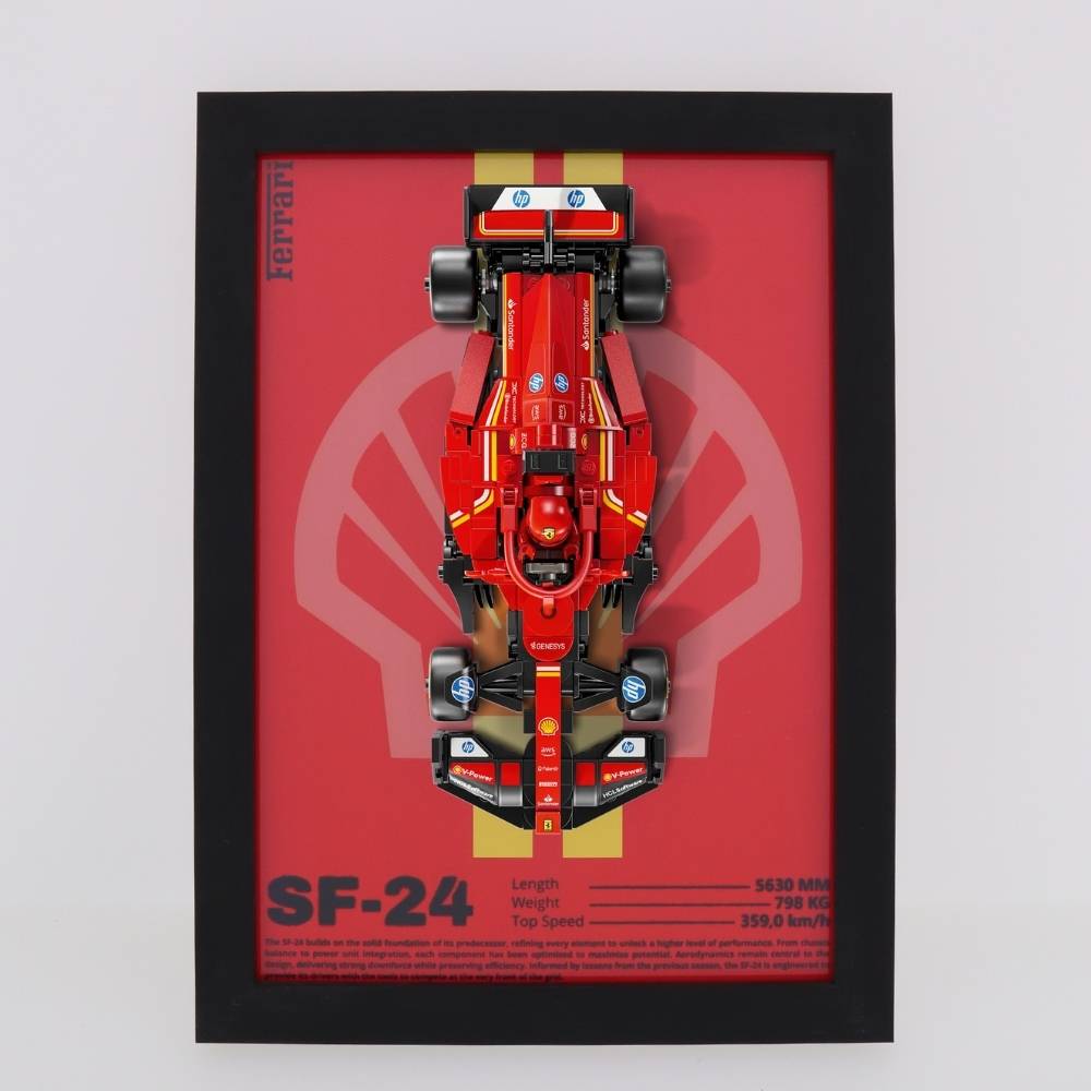 Wand Display Voor LEGO® Ferrari SF-24 F1® racewagen - 77242