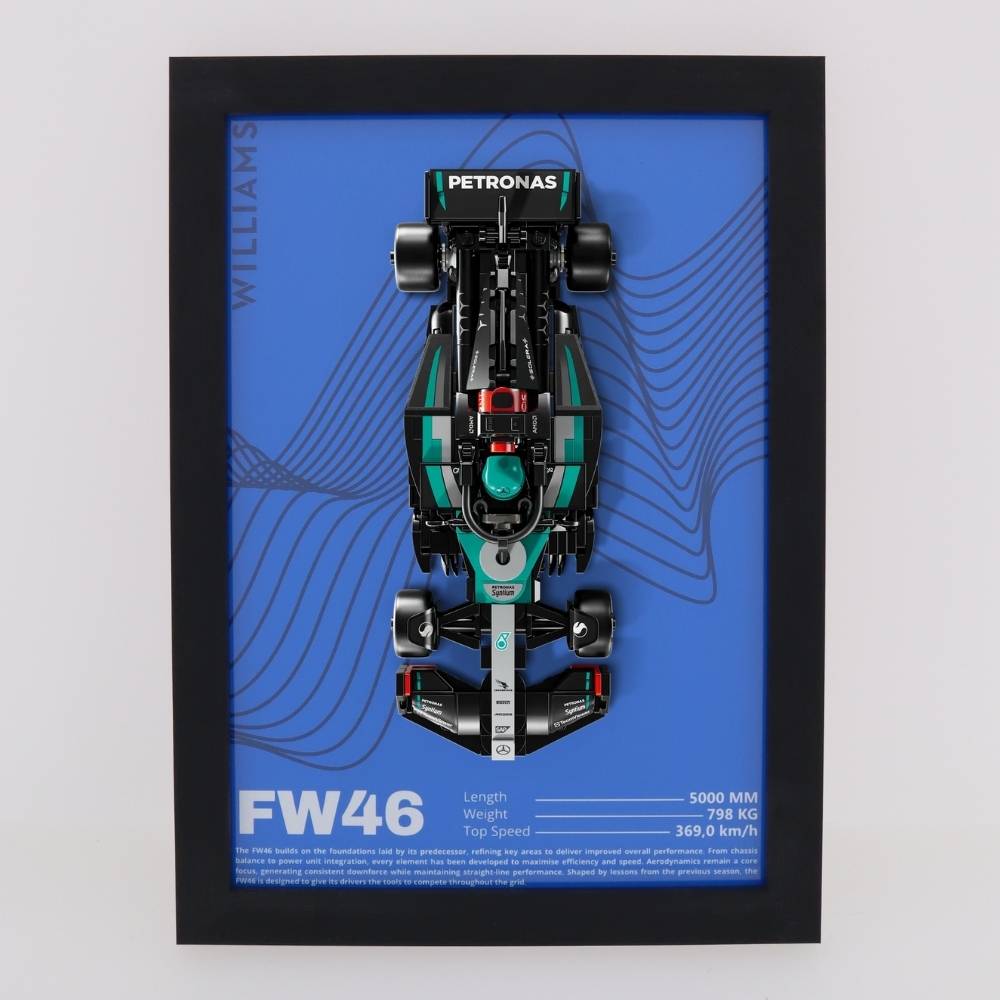 Wand Display Voor LEGO® Williams Racing FW46 F1® racewagen - 77249