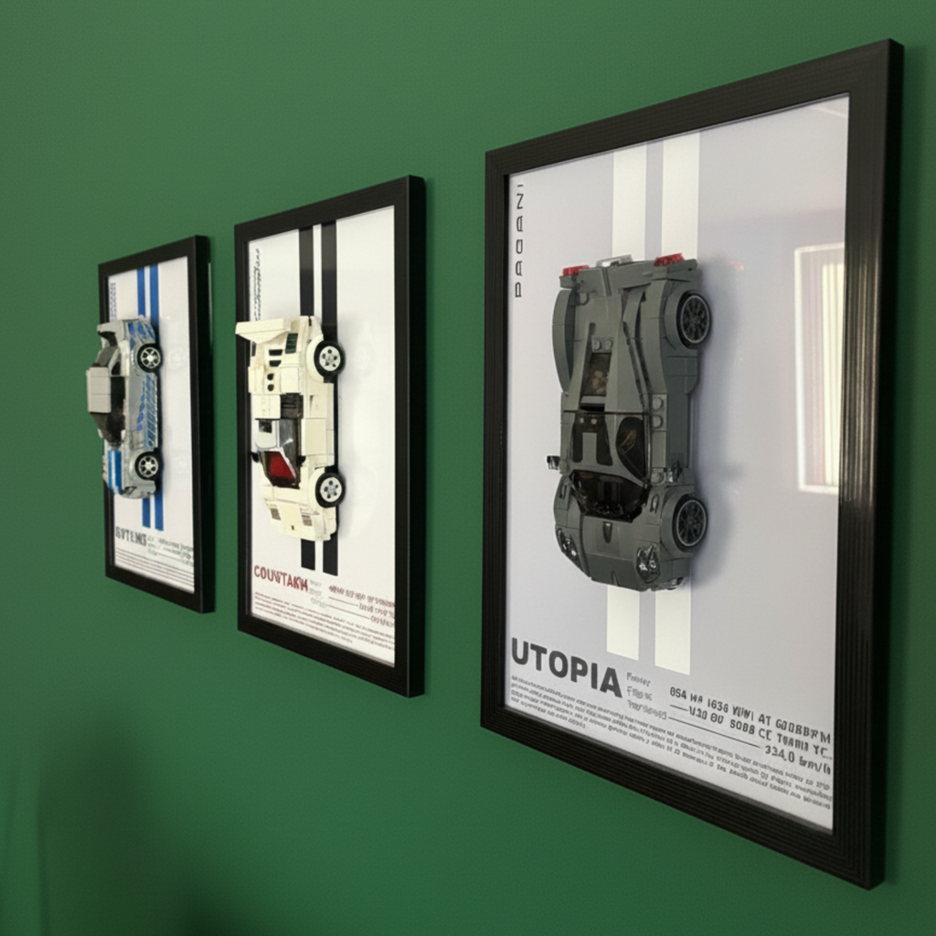 Wand Display Voor LEGO® Pagani Utopia - 76915