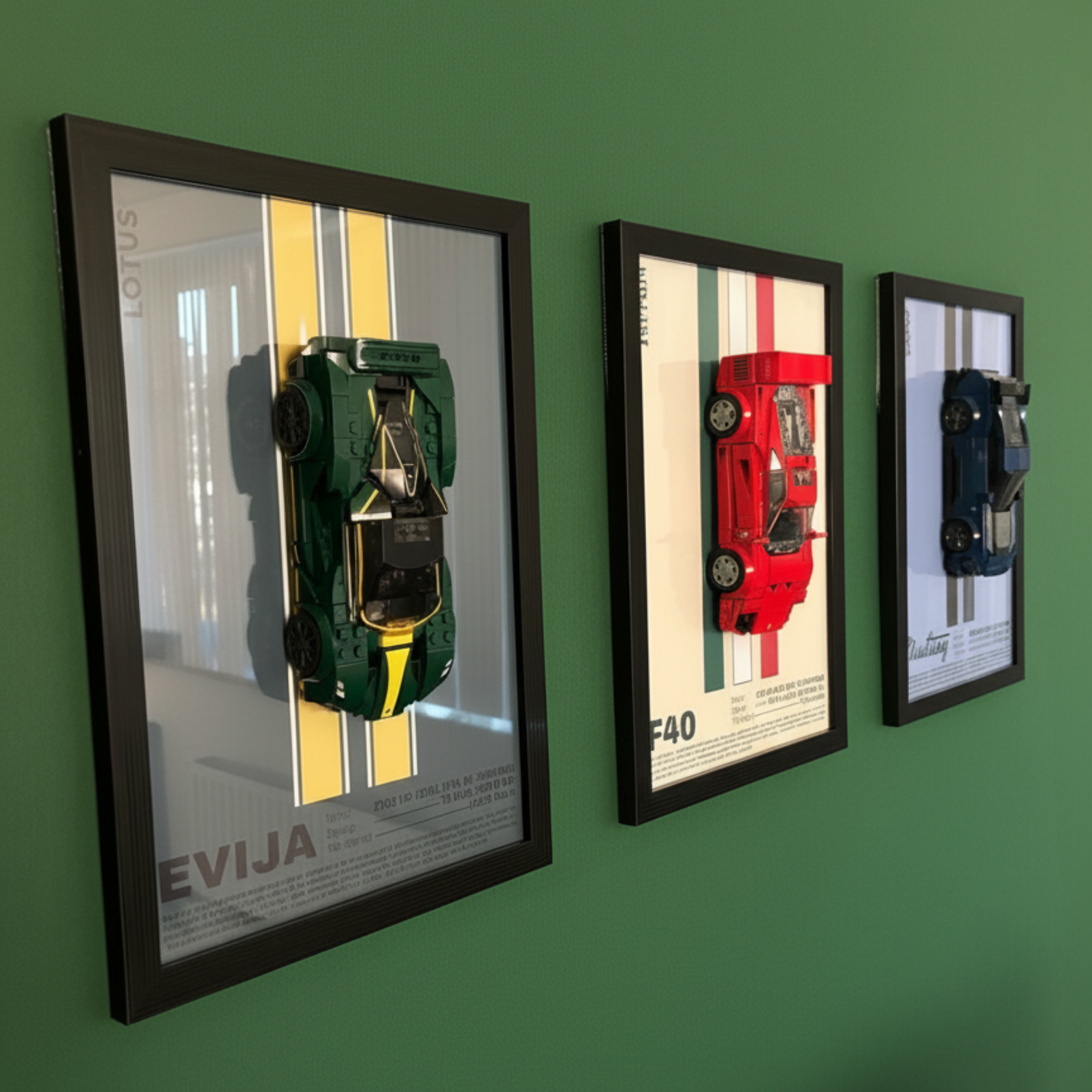 Wand Display Voor LEGO® Lotus Evija - 76907